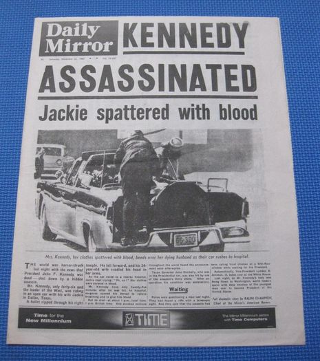 Replicas Of Daily Mirror Famous Front Pages