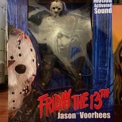 Jason Voorhees 18" Neca Reel Toys Figure Boxed with Sounds Friday The 13th