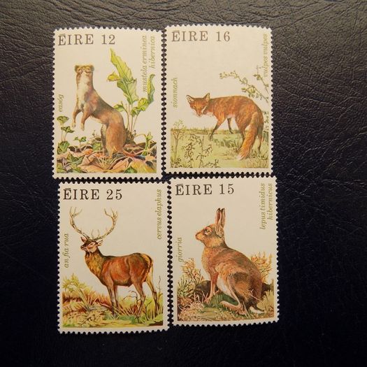 Irish stamps set 1980.Fauna and Flora.MNH.