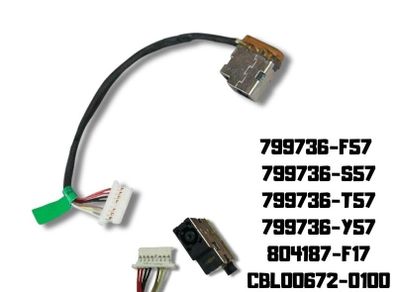 HP Laptop DC Power Jack Charging Port Cable 240 246 250 255 G4 G5