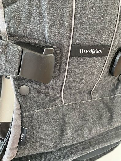 BABYBJORN Baby Carrier One - Denim Gray, Cotton