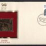 1982 Great Britain Death Centenary of Charles Darwin Commemorative stamps with Gold Replica Stamp First Day Cover (FDC) Image 3