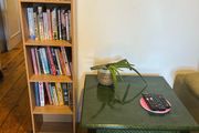 green coffee table