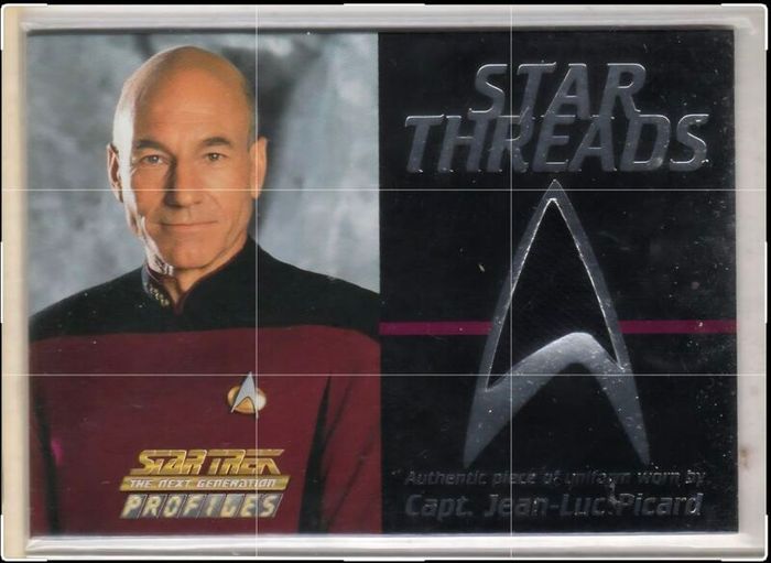 Jean Luc Picard star trek uniform piece TNG star Threads collectible