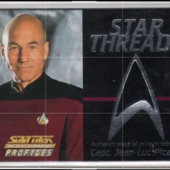 Jean Luc Picard star trek uniform piece TNG star Threads collectible