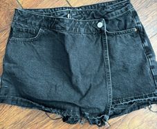 Denim skort