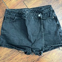 Denim skort