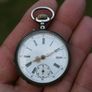 Antique Pocket Watch Mechanical Movement (in working order) Image 2