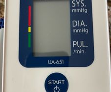 Brand new A&D blood pressure monitor with instructions and bag for carrying around