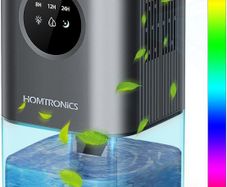 Dehumidifier, Auto Shut off Mini Dehumidifiers for Home&House, 24H Timer Touch Control, 7-Color LED Lights, Ultra-Quiet, Energy Saving, Dehumidifier for Bedroom, Bathroom, RV, Office