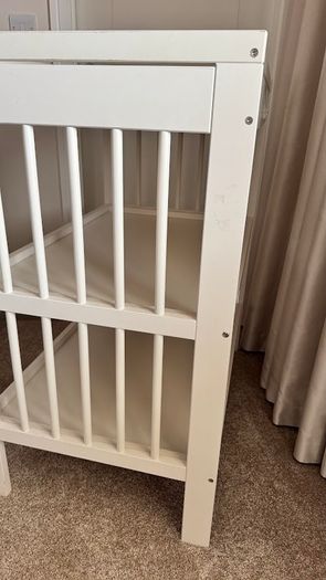 IKEA GULLIVER Changing table, changing unit, baby station in white - kids, toddlers, newborn with new mat cover