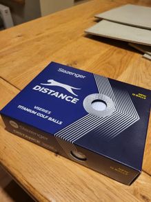 New Slazender Distance VSeries Titanium Golf Balls
