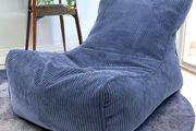 Corduroy Relax Chair Bean Bag Chair with Handle &amp; Pocket Modern Soft Seating