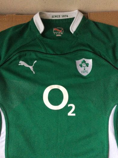 Ireland Rugby Jersey. Youth Large / Mens Extra Small / Possibly Fit Ladies. Authentic Canterbury Home Jersey.