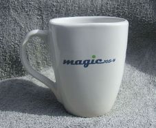 MAGIC 105.4 FM (Foxy in the Morning Breakfast Show) - a radio show promotional mug (mid to late 2000s)