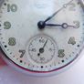 Vintage White Smiths Empire CASED CYLINDER POCKET WATCH (in working order) Image 9