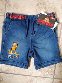 Garfield 2025 Boys Shorts Blue 3-4 Years Size 104 cm Nickelodeon
