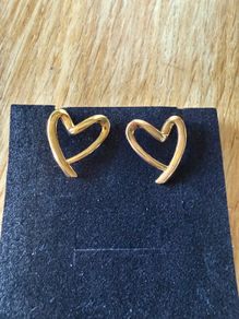 Big heart earrings