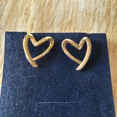 Big heart earrings
