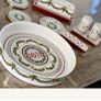 Anthropology Festive Bistro Tile Spoon Rest Dish Image 4