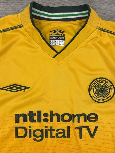 Genuine Vintage 2002 Umbro Celtic Glasgow Away Jersey Shirt Mens XL