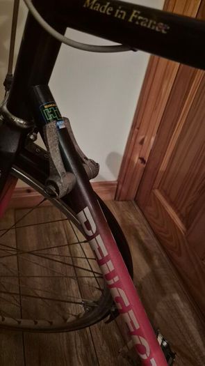 Classic vintage peugeot road racing bike
