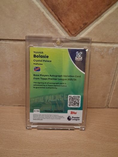 Yannick Bolasie Autograph 23/99 Mint Condition