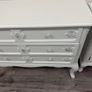 Beautiful Vintage Style Dresser Matching Bedside Table Complete Set Image 3