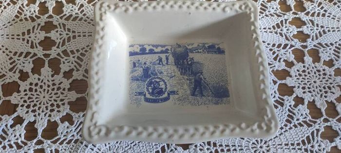 Vintage Shredded Wheat cereal bowl, Centenary Shredded Wheat cereal bowl,ceramic cereal bowl,Shredded Wheat memorabilia