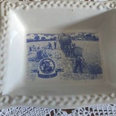 Vintage Shredded Wheat cereal bowl, Centenary Shredded Wheat cereal bowl,ceramic cereal bowl,Shredded Wheat memorabilia