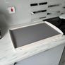 Folding Bed Tray / Laptop Table - White & Grey Image 2