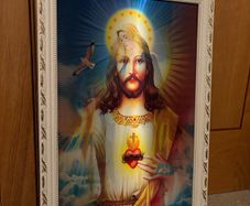 Vintage Lenticular Religious Picture