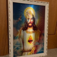 Vintage Lenticular Religious Picture