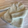 Girls stunning white ivory fur jacket coat 9 10 Image 3