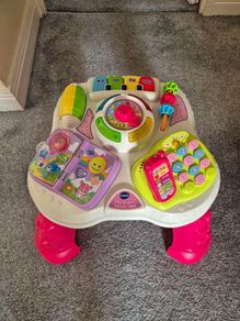 VTech Baby Play & Learn Activity Table Pink