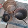 vintage copper pots Image 3