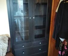 Hemnes glass cabinet
