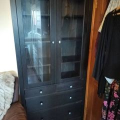 Hemnes glass cabinet
