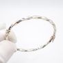 Vintage Sterling Silver Twisted Bangle Image 5