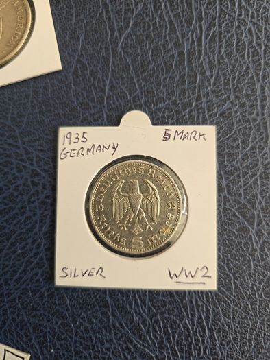 Silver 5 Marks 1935