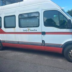 Camper with engine damage t-belt gone