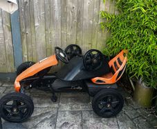 BERG Rally Orange GoKart and Trailer