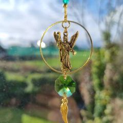ArchAngel Raphael Suncatcher Hand Crafted Freepost