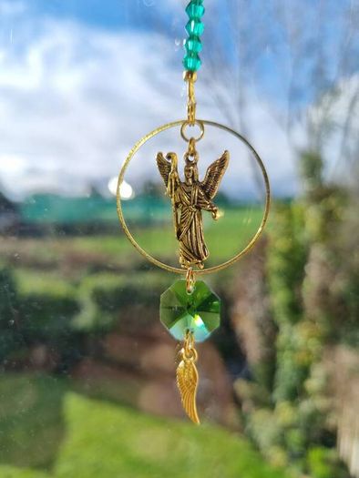 ArchAngel Raphael Suncatcher Hand Crafted Freepost