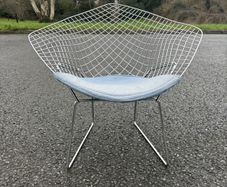 Vintage Knoll Harry Bertoia style Diamond Wire Chair