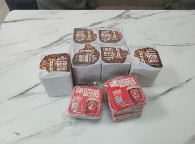 Beer mats. Smithwicks Corona