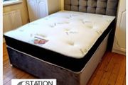 New Stylish single ,Double 4ft, 4ft6, King 5ft And 6ft Superking Sizes Divan Beds Instock. Drawers And Optional Tufted Mattresses Available. Free Delivery