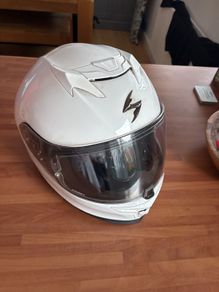 Scorpion motor bike helmet
