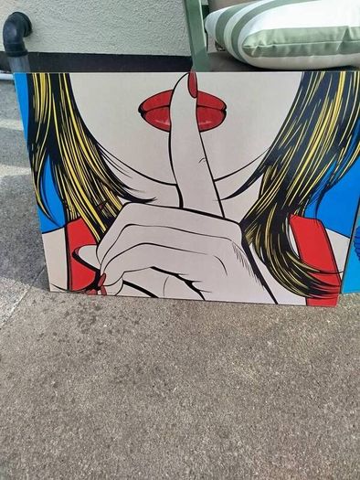 Set of 3 Vintage IKEA "SOLMYRA" Pop Art Wall Pictures