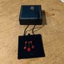 red poppy flower design Necklace  sold by independent jewelers like IB2 Jewellery Store. New in box. Image 3
